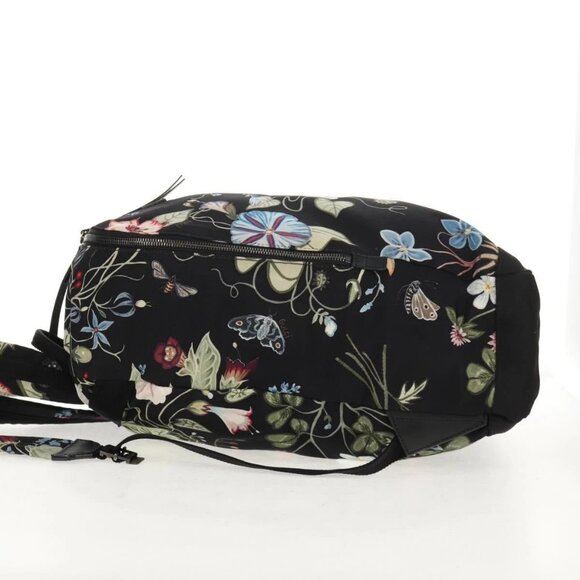 GUCCI flora Backpack Canvas Black Silver 353476 main image 9